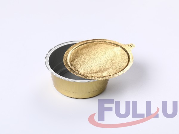 福乐佑FU128C-450圆形金色铝箔容器